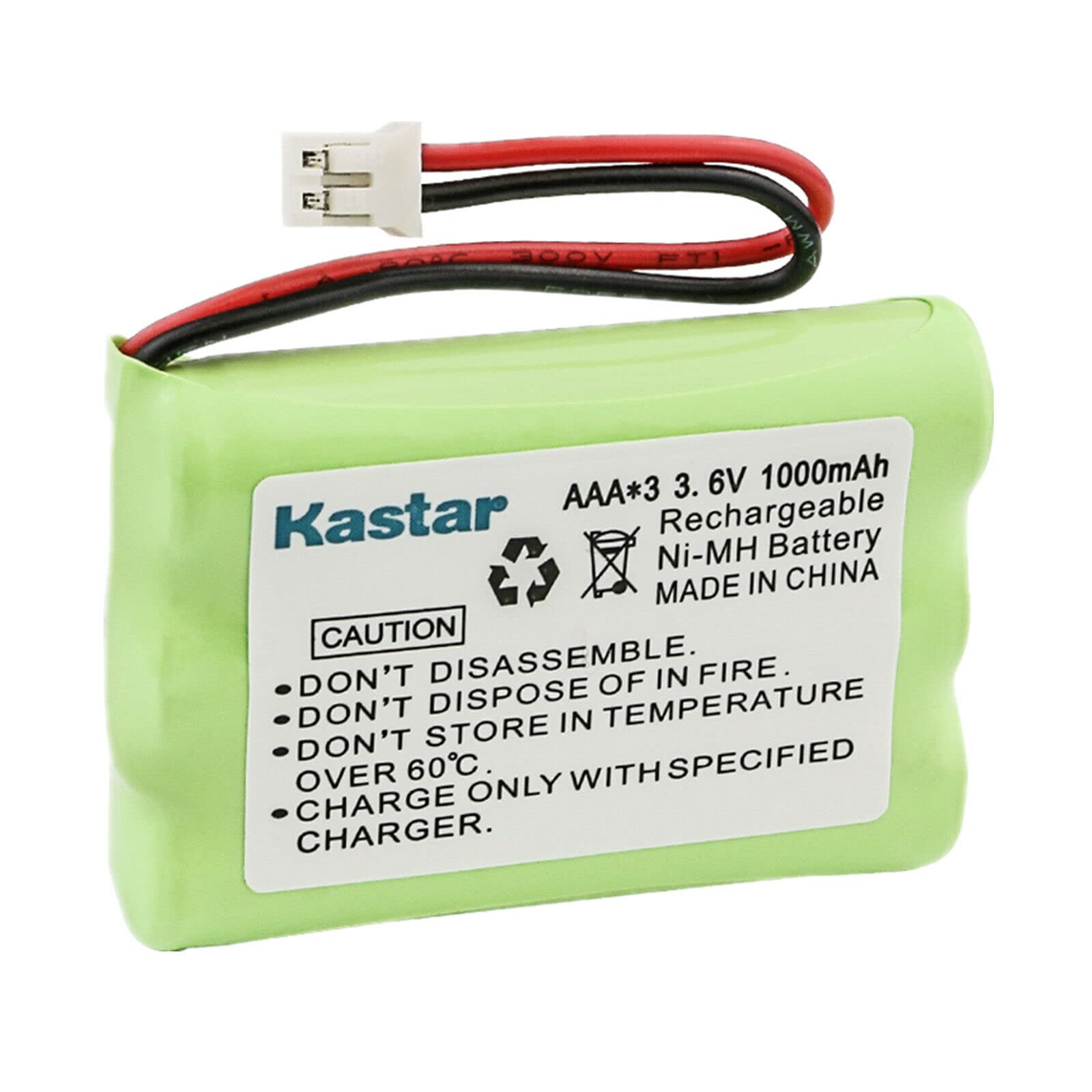 Kastar 1-Pack Ni-MH Battery 3.6V 1000mAh Replacement for Motorola Monitor Battery CB94-01A, TFL3X44AAA900, GPI GPRHCH93C021, Motorola Digital Video Baby Monitor MBP853CONNECT-4, MBP853CONNECTPU