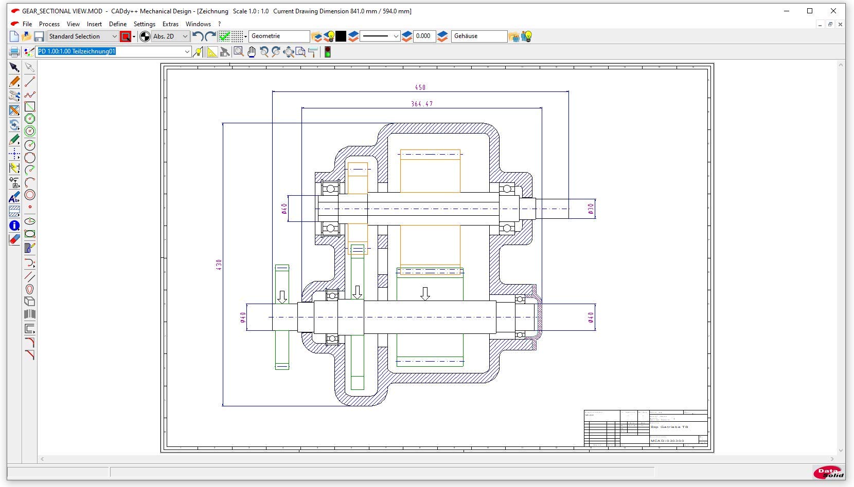 Becker CAD 12 2D - professional CAD software for 2D design and modelling - for 3 PCs - 100% compatible with AutoCAD