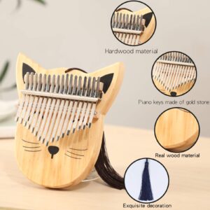 kalimba thumb piano 17 key finger piano musical instrument gift + shoulder bag