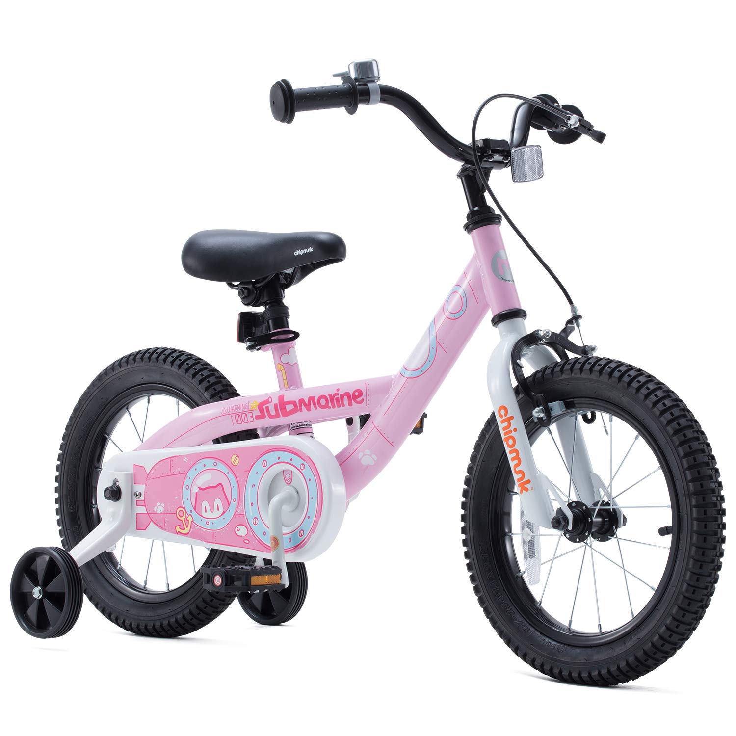 Royalbaby Chipmunk Boys Girls Kids Bike Steel Cycle Bike Child's Bicycle 18 Inch Pink