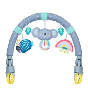 taf toys koala daydream pram, stroller and car seat arch | ideal for infants & toddlers, activity arch with fascinating toys, stimulates baby’s senses and motor skills development, for easier outdoors