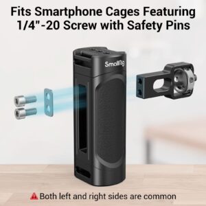 SmallRig Side Handle for Smartphone Cage Phone Video Rig Lightweight w 1/4 Threads - 2772