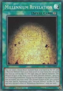 millennium revelation - led7-en006 - super rare - 1st edition