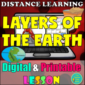 layers of the earth digital lesson