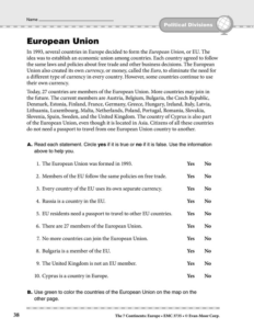 europe political divisions european union