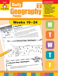 daily geography practice, grade 5, weeks 19–24