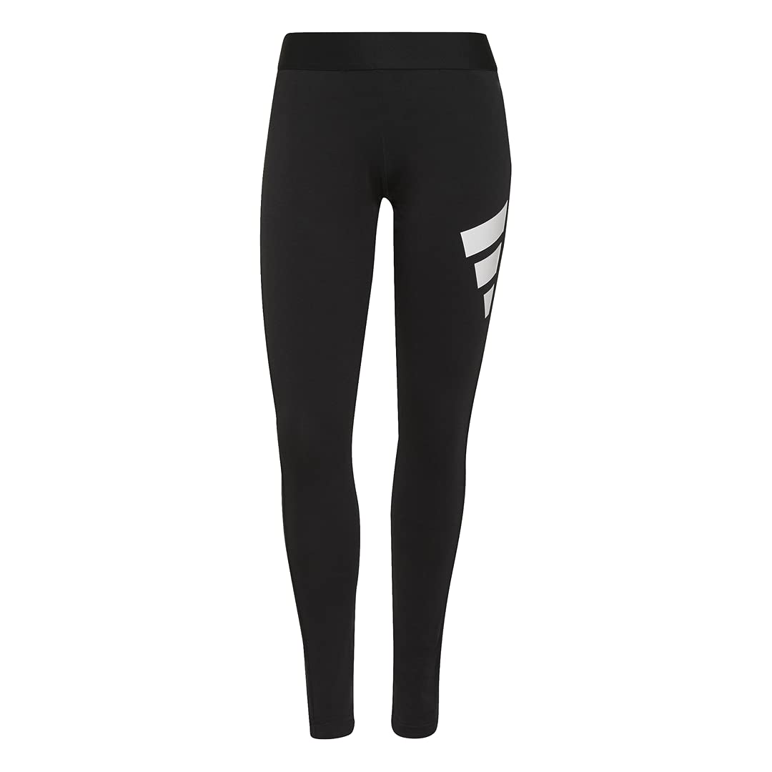 adidas Women's Sportswear 3-Bar Leggings, Black, Large