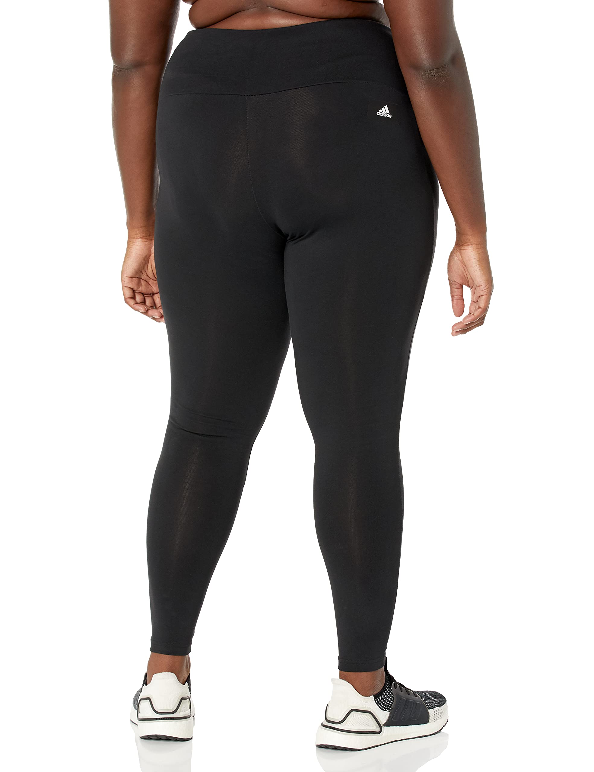 adidas Women's Sportswear 3-Bar Leggings, Black, Large