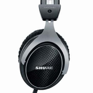 Shure SRH1540 Premium Closed-Back Headphones with 40mm Neodymium Drivers for Clear Highs and Extended Bass, Built for Professional Audio/Sound Engineers, Musicians and Audiophiles (SRH1540-BK)