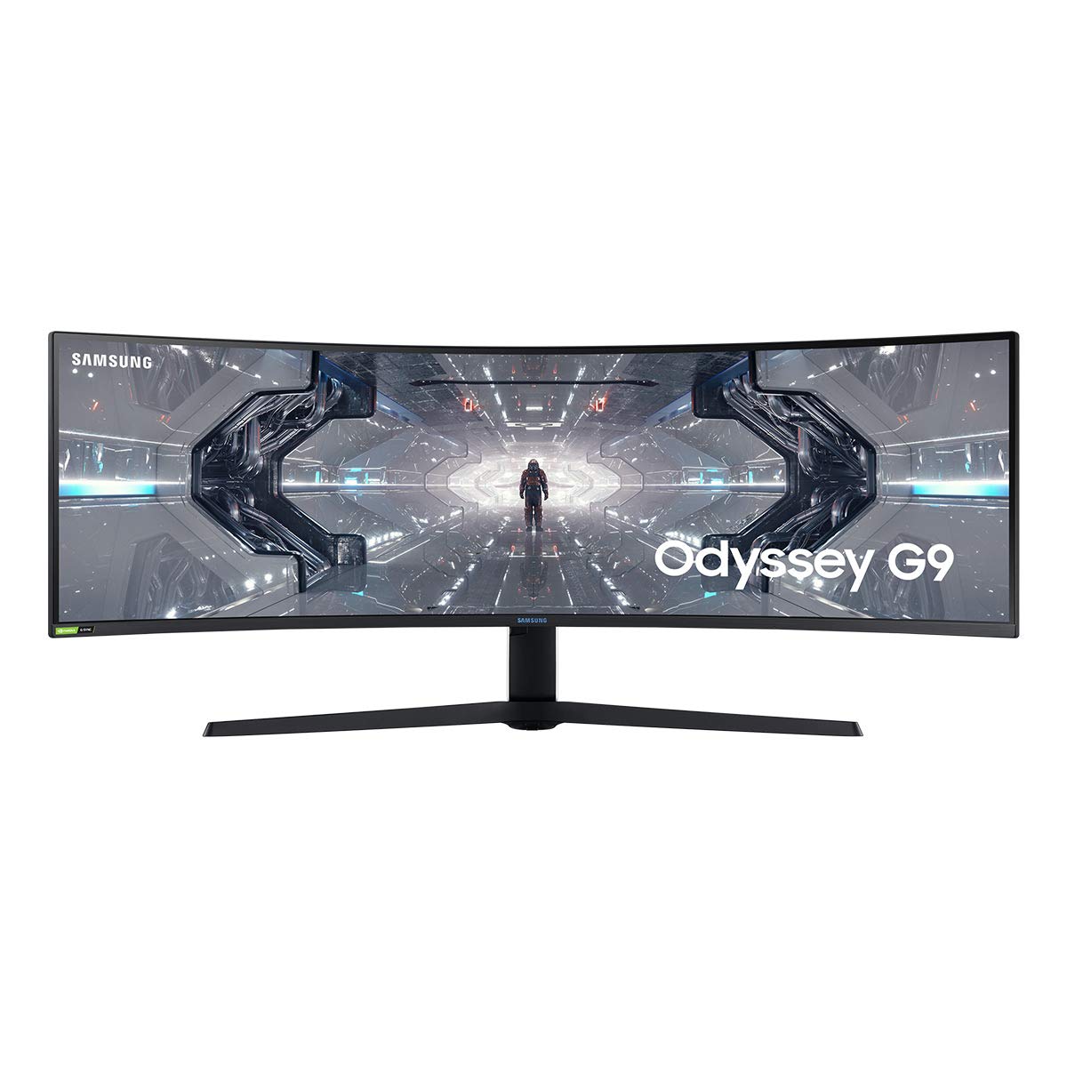 SAMSUNG Odyssey 49-in 5K QHD 1440p Gaming G9 Computer Monitor LC49G97TSSNXDC