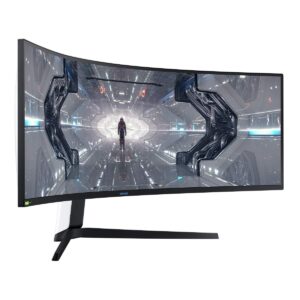 SAMSUNG Odyssey 49-in 5K QHD 1440p Gaming G9 Computer Monitor LC49G97TSSNXDC