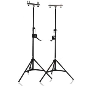 Light Trussing Stands by GRIFFIN | T Adapter DJ Booth Kit & Truss System for Lighting Cans & Speakers | Pro-Audio Stage Platform Hardware Mounting Package | PA Equipment Gear Holder | Live Music Gigs