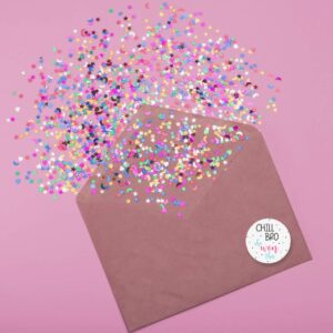 Funny Chill Bro, She Won This Thank You Customer Appreciation Sticker Labels for Small Businesses, 60 1.5" Circle Stickers by AmandaCreation, Great for Envelopes, Postcards, Direct Mail, & More!