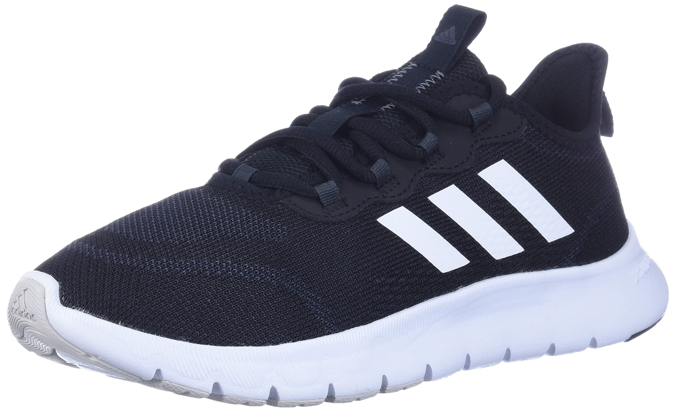 adidas Women's Vario Sport Running Shoe, Black/White/Grey, 8