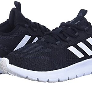 adidas Women's Vario Sport Running Shoe, Black/White/Grey, 8