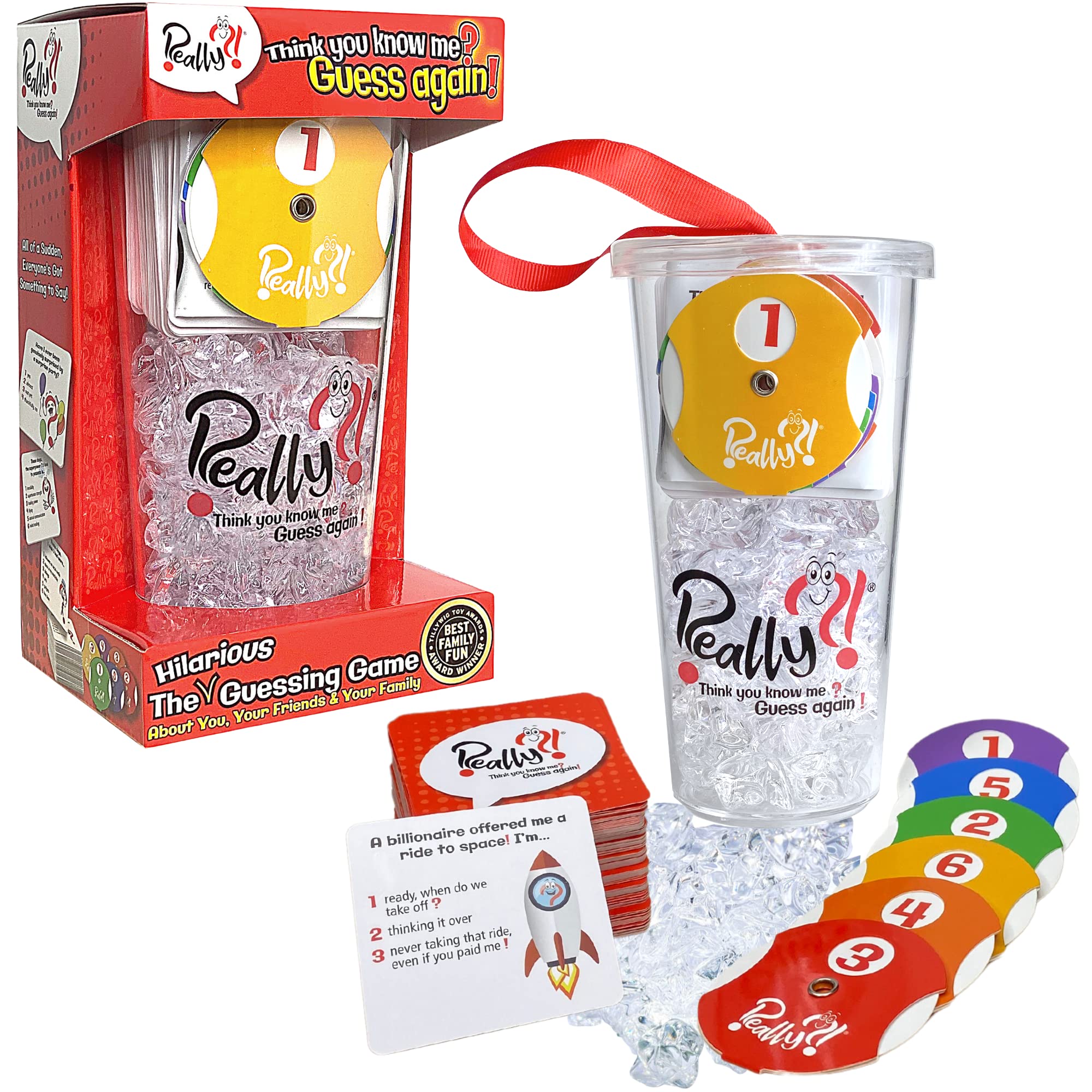 Really?! Think You Know Me? Guess Again - Hilarious Family Game Night Ice Breakers, Conversation Cards to Get Talking