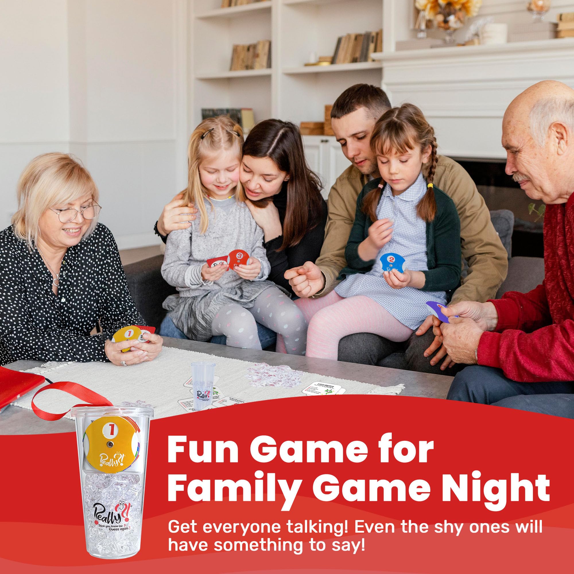 Really?! Think You Know Me? Guess Again - Hilarious Family Game Night Ice Breakers, Conversation Cards to Get Talking