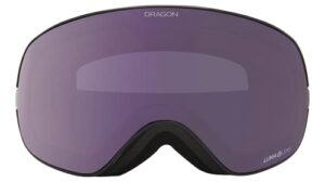 dragon alliance x2s split/lumalens violet snow goggles