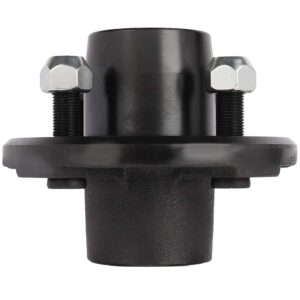 ECCPP Boat Trailer Hub Kit 4 Bolt 1-1/16 L44649 Black Round Spindles 2,000 Lbs Axle Kit Idler Hubs