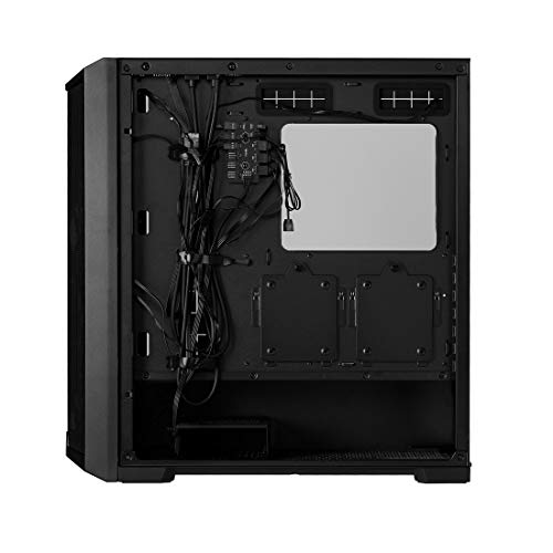 LIAN LI LANCOOL 215 E-ATX PC Case, RGB Gaming Computer Case Features High Airflow with 2x200mm ARGB Fans & 1x120mm Fan Pre-Installed and Mesh Front Panel, Tempered Glass Mid-Tower Chassis (Black)