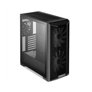 LIAN LI LANCOOL 215 E-ATX PC Case, RGB Gaming Computer Case Features High Airflow with 2x200mm ARGB Fans & 1x120mm Fan Pre-Installed and Mesh Front Panel, Tempered Glass Mid-Tower Chassis (Black)