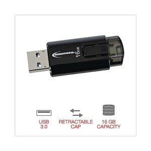 Innovera 82316 16 GB USB 3.0 Flash Drive (3/Pack)