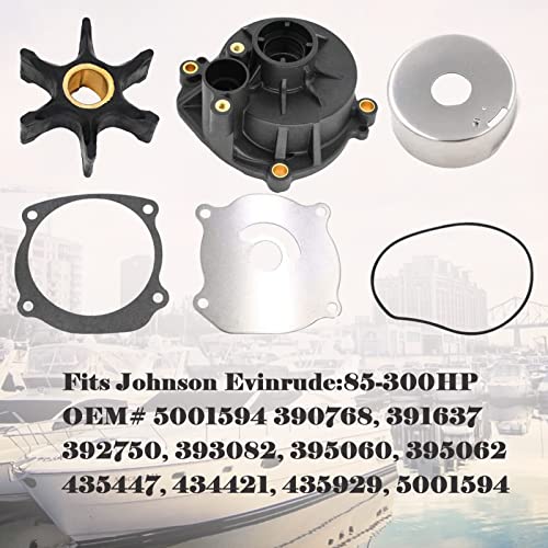 5001594 Evinrude Water Pump Kit, for Johnson Evinrude V4 V6 V8 85-300HP Outboard Motor Parts Replaces: PN 5001594 395062 434421 Sierra Marine 18-3392