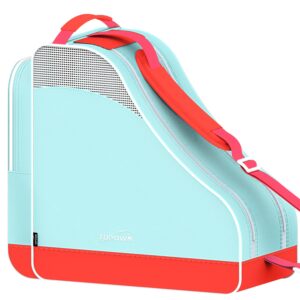 topown roller skates bag for men inline skate bag for women premium ice skate bag for child/adult up to size 12(us)