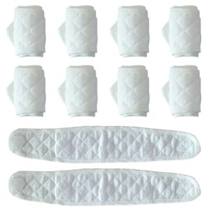 topwon 10 pcs baby belly band newborn belly binder infant umbilical cord band belly button warp registry must haves gift cotton