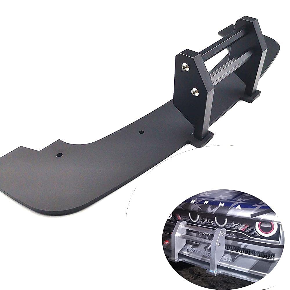 Arrma Infraction Front Bumper StupidRC Aluminum Black Anodized edition