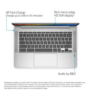 HP 2020 Flagship 14 Chromebook Laptop Computer 14" HD SVA Anti-Glare Display Intel Celeron N5000 Processor 4GB DDR4 64GB eMMC Backlit WiFi Webcam Chrome OS