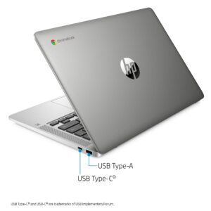 HP 2020 Flagship 14 Chromebook Laptop Computer 14" HD SVA Anti-Glare Display Intel Celeron N5000 Processor 4GB DDR4 64GB eMMC Backlit WiFi Webcam Chrome OS