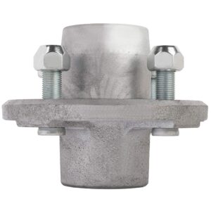 ECCPP Boat Trailer Hub Kit 4 Bolt 1-1/16 L44649 Silver Tapered Spindle Galvanized 2,000 Lbs Axle Kit