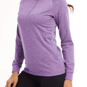 Womens Long Sleeve Workout Tops Running Shirts Women Athletic Shirts Women Golf Shirts for Women Fishing Sweatshirts Pink