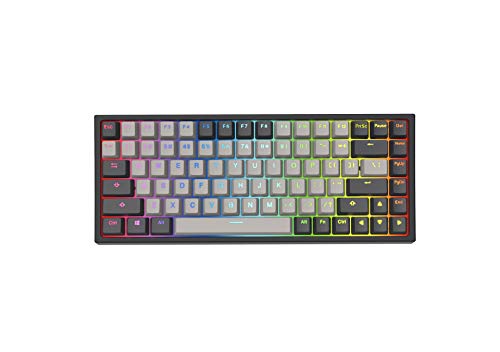 Keycool Hero 84 2021 Edition Mechanical Keyboard RGB Gateron Switches Mini Gaming 84 Keys Keyboard (RGB Gateron Brown)