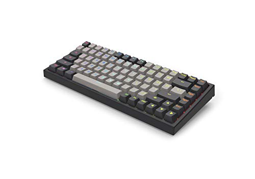 Keycool Hero 84 2021 Edition Mechanical Keyboard RGB Gateron Switches Mini Gaming 84 Keys Keyboard (RGB Gateron Brown)