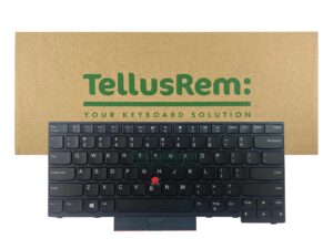 tellusrem replacement lenovo t480s regular black - us non-backlit keyboard for lenovo thinkpad t480s, t490, e490, l480, l490, l380, l390, l380 yoga, l390 yoga, e490, e480
