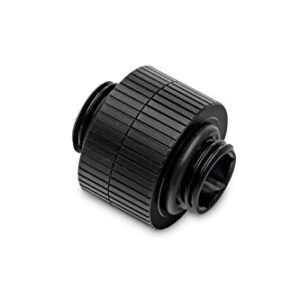 EKWB EK-Quantum Torque 14mm Rotary Male to Male Extender Fitting, Black