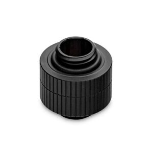 ekwb ek-quantum torque 14mm rotary male to male extender fitting, black