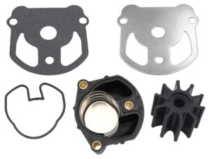 new water pump impeller housing repair kit,fits omc cobra 4 cylinder (3.0l),v6 (4.3l) and v8 (5.0, 5.7, 5.8, 7.5l) sterndrives 1986 to 1993,replace: 984461 983895 984744
