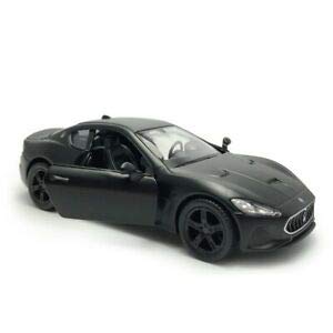 emosq ® official licensed 1:36 super car metal model all black collection (meserati gt)