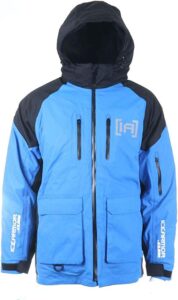 clam outdoors rise float parka - 2xl blue/black