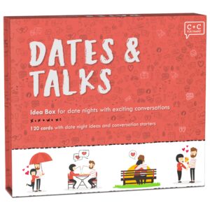 the perfect couples gift for anniversary, valentines day, christmas, wedding or birthday - for partner, husband, wife, him, her, men, women - over 100 date night ideas and question cards!