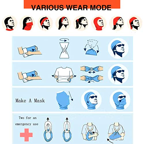 US Eagle Neck Gaiter, Eagle Face Mask Cooling Breathable Lightweight Sun Wind-proof Reusable Hiking Face Mask Cover UV Neck Gaiters For Men Cycling Running Hiking Motorcycle Fishing Outdoor Sport