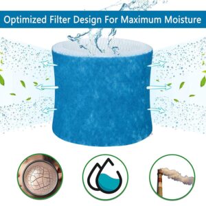 Lxiyu Upgraded Humidifier Wicking Filters Replacement Compatible with Honeywell HAC-504AW, Filter A for Models HAC-504, HAC-504AW, HCM 350 and Other Cool Mist Models (6 Pack)