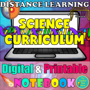 science workbook, interactive science notebook, digital science curriulum