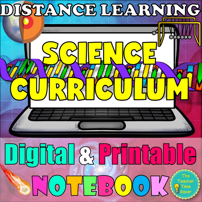 Science Workbook, Interactive Science Notebook, Digital Science Curriulum