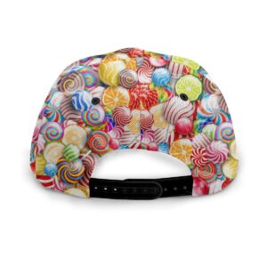 Baseball Cap Colorful Spiral Sugar Candy Sweets Print Dad Caps Classic Fashion Casual Adjustable Sport for Girls Women Hats