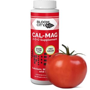 bloom city professional grade ultra pure cal-mag growing fertilizer, 1/2 pint (8 oz)
