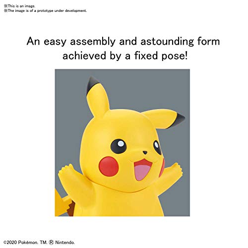 Bandai Hobby - Pokemon Model Kit Quick!! 01 Pikachu (2541922)